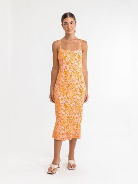 Rhythm Evangeline Slip Midi Dress